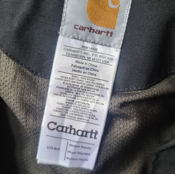 Carhartt Rain Jacket - Picture 2 of 4